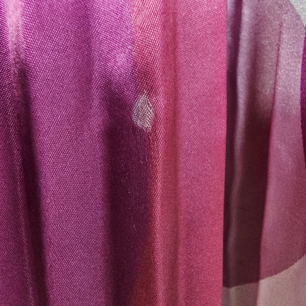 Lulus Prime Poise Pink Multi Abstract Satin Halter Maxi Dress, Size Large - Picture 11 of 12